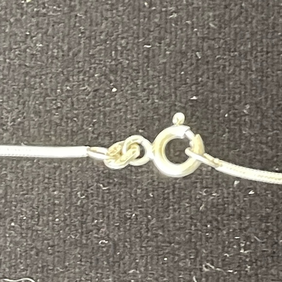 925 Sterling silver, EA Diamond Cross necklace - Picture 7 of 8